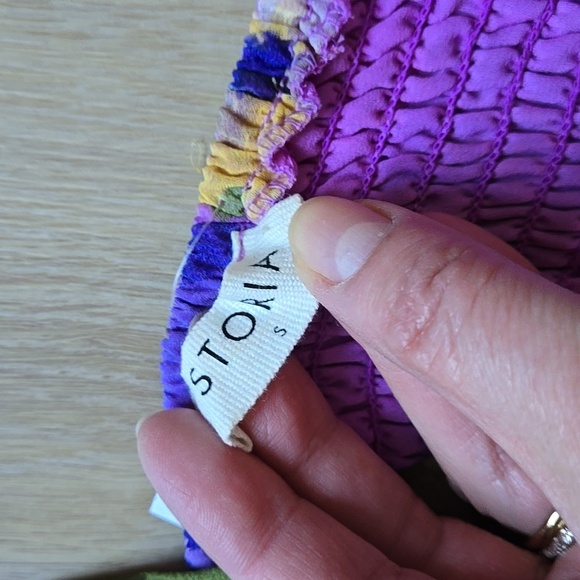 STORIA Floral Midi Ruffled Dress size S - Picture 6 of 10